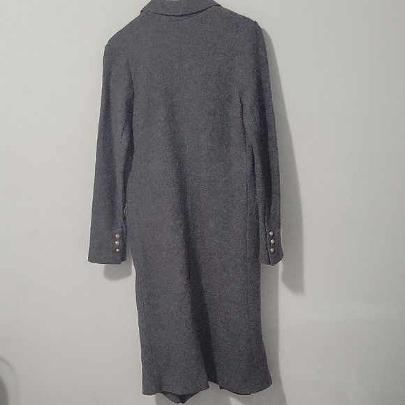 Women's Gray Coat - Picture 7 of 7